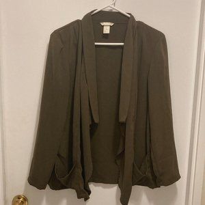 H&M Open Draped Blazer